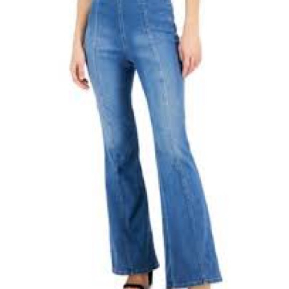 INC International Concepts Blue Flare Jeans 8P